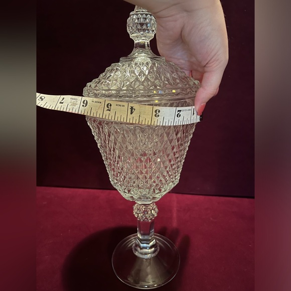 Vintage Indiana Glass Company Made in the USA Candy Dish - Picture 8 of 11